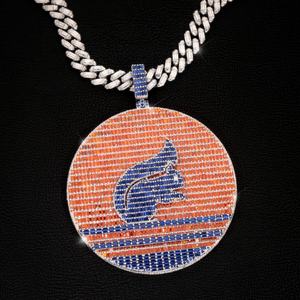 Moderna Cadena con Colgante de Plata 925 y Moissanita, Estilo Hip Hop Iced Out, Joyería para Fiesta, Venta al por Mayor Directa de Fábrica, Estilo Urbano - Product Image 5