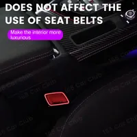 Lumière d'ambiance pour boucle de ceinture de sécurité pour Audi A4 A5 B9 A6 A7 C8 Q5 |   Synchronisation avec l'écran d'origine de la voiture et contrôle de la lumière ambiante