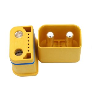 Connecteur étanche Amass AS300E soudé par ultrasons 150A, cuivre plaqué argent avec 2+6 broches de signal pour applications automobiles RC haute puissance - Product Image 3