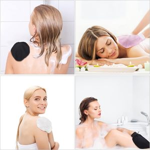 ถุงมือขัดผิวแบบวงรี LOGO Hammam สำหรับทำความสะอาดผิวกายอย่างล้ำลึก ขจัดเซลล์ผิวที่ตายแล้ว ทำจากใยวิสโคส - Product Image 5