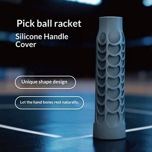 Soft Silicone Honeycomb Octagonal Protective High-Elasticity Handle Cover & Grip for <b>Pickleball</b> Paddles - Product Image 2