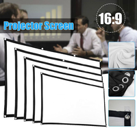 Écran de projecteur 30-200 pouces, écran de cinéma maison 4:3 16:9 pour projecteur, écran de projecteur Proyector