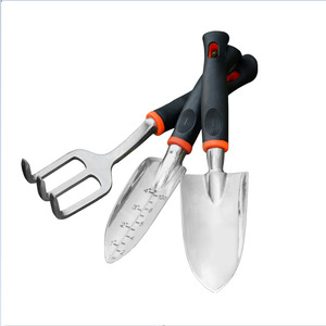Aluminum Alloy <b>Gardening</b> Trowel <b>Set</b> 3 Pc Ergonomic Handle For Soil Digging Transplanting Planting <b>Tools</b> - Product Image 5