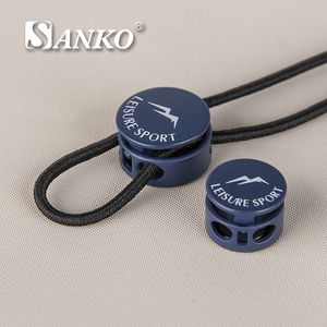 Sanko समायोज्य टॉगल कॉर्ड स्टॉपर धातु लोचदार फिक्स्ड ड्रॉस्ट्रिंग लॉक बकल थोक - Product Image 2