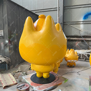Escultura de Fibra de Vidrio con Forma de Fruta del Dragón, Figura Hecha a Mano para Montar en el Suelo, para Exteriores - Product Image 4