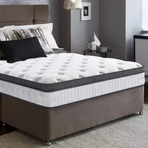 Rolling Box Pocket Spring Mattress with Gel Memory Foam Mattress for sale King size Queen size Korean Mattress