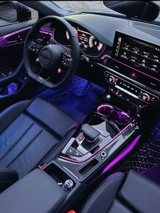 Éclairage d'ambiance intérieur de haute qualité pour <span class=keywords><strong>Audi</strong></span> <span class=keywords><strong>A4</strong></span> B8 B9 modèles 09-25 - Plug-and-Play, longue durée, améliore le confort de conduite - Product Image 2