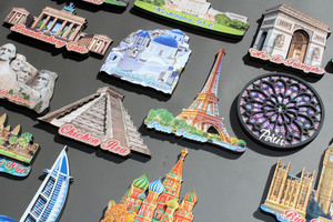 Adhesivo magnético para nevera, decoración del hogar con Francia, Estados Unidos, Gran Bretaña, Alemania, Grecia, Italia, Australia, Egipto, India - Product Image 4