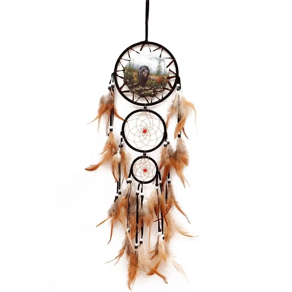 Zodiac Dreamcatcher Leo Star Sign Geburtstags geschenk Lila Galaxy Dream Catcher Wand dekoration Traditionelle AURIC ART und Craft 28x18 CM