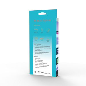 Black M5 Air <span class=keywords><strong>Mouse</strong></span> con Mini teclado Modo dual 5,2 y 2,4G Control remoto inalámbrico Precio de descuento Retroiluminación Material plástico - Product Image 6