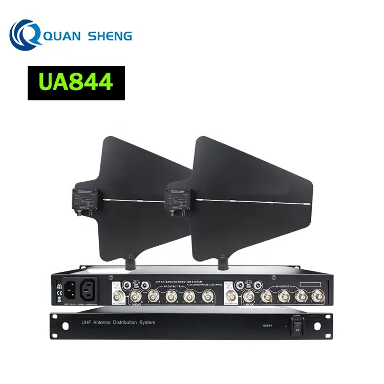 UA844UHFアンテナ配電システム信号増幅器スプリッター5チャンネルコンバイナーアンテナ配電UA844