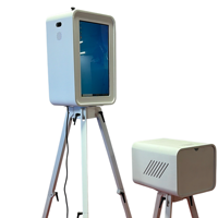 Machine de photomaton commerciale à double écran iPad DSLR pour événements