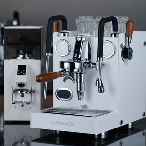 Machine à café expresso à poignée en bois massif 220V Échangeur de chaleur pour système de chaudière pour équipement de fabrication de café - Product Image 1