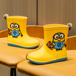 Bottes imperméables décontractées pour enfants Cartoon Bottes <span class=keywords><strong>de</strong></span> <span class=keywords><strong>pluie</strong></span> pour enfants Chaussures d'extérieur pour toutes les saisons pour garçons - Product Image 5