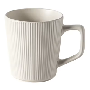 New China Manufacturer's Nordic Style 500ML <b>Ceramic</b> <b>Mug</b> Solid Color Striped Design for Business Gifts Practical for Home Office - Product Image 6