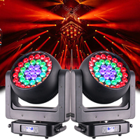 Tête mobile de lavage Led 37x25 DJ Disco Light 37x25w 4in1 Lumière principale mobile Led Zoom pour boîte de nuit