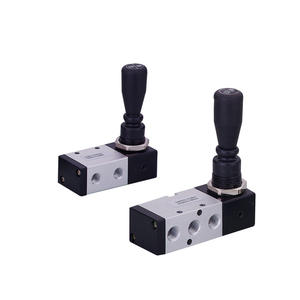 วาล์วมือโยก/วาล์วสัมผัส/วาล์วคันโยก รุ่นใหม่ TSV98322M/TSV86522M แบบสองตำแหน่ง ห้าทาง ใช้พลังงานลม สำหรับสื่อแก๊ส - Product Image 1