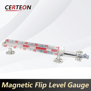 UHZ विस्फोट रोधी दो तार 4 20mA साइड माउंटेड चुंबकीय फ्लैप के साथ तरल स्तर ट्रांसमीटर - Product Image 2