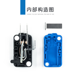 CNTD Changde CMV16001C2 Série de micro-interrupteurs miniatures 16A Interrupteur à réinitialisation automatique avec circuit SPDT en plastique - Product Image 3