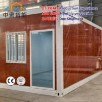 Maisons conteneurs préfabriquées de luxe de 20 pieds, détachables, à installation rapide, de haute qualité, à prix abordable, vente directe d'usine