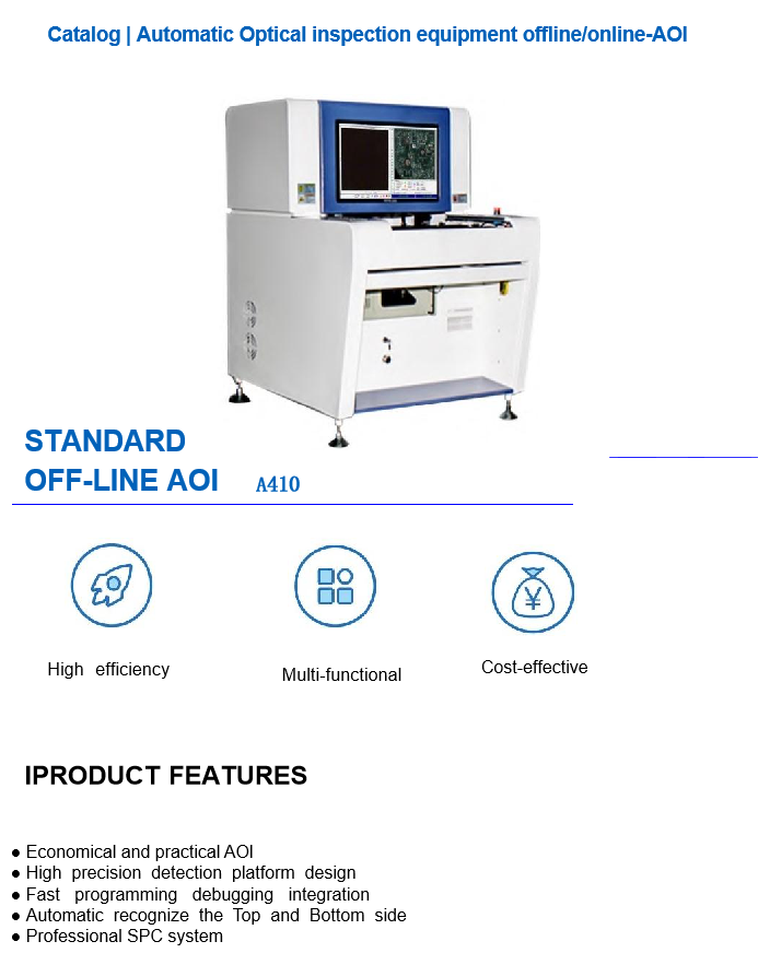VCTA A410 Aoi High Precision Offline Aoi Machine for Led Pcb