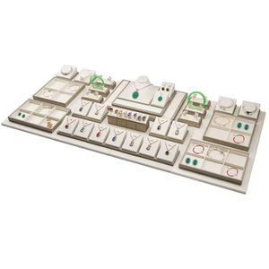 Custom <b>Size</b> Color Jewelry Display Set Combo High Quality PU Leather for Jewelry Display Bracelet Holder <b>Ring</b> Holder - Product Image 2