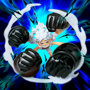 Vente en gros Nouvelle figurine d'action en PVC officielle sous licence <span class=keywords><strong>WCF</strong></span> Nika Gear 5 <span class=keywords><strong>Luffy</strong></span> Gum-Gum Eagle Gatling, modèle de collection d'anime - Product Image 1