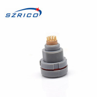 SZRICO Fabricante Médico PAG Plástico Push-Pull Autoblocante 2 pines PKG Conector de enchufe de aviación VGA Tipo 15A Corriente nominal