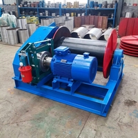 Treuil électrique compact JK1.5T, 1,5 tonne, câble en acier, équipement de levage lourd, télécommande, 380V, pour bateau, automobile