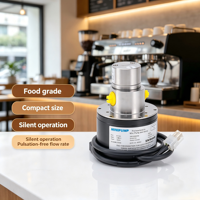 Bomba de Engranajes Micro DC de Accionamiento Magnético para Máquina de Café Espresso Comercial, Bomba de Leche Resistente a Altas Temperaturas, Mini Bomba