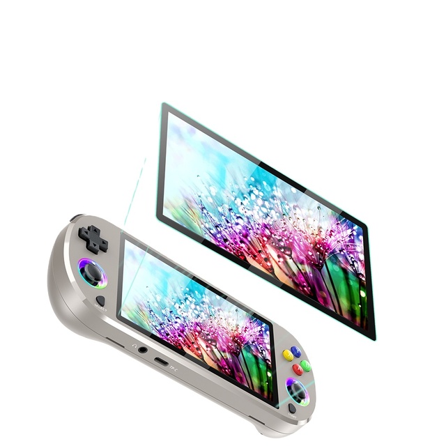 M22  Handheld Game Console 5.0 Inch Screen 640*480 IPS Display LINUX Portable Pocket Video Game Player With Gamepad M22 Pro