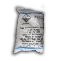 Cloruro de Amonio de Grado Industrial Baofull NH4Cl de Alta Calidad, Cristales Blancos, Densidad de 1.5g/cm, Galvanizado, 99.5% de Pureza, Estable