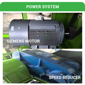 RICHI Powerful Double Shaft Wood Shredder For Wood Pallets Logs Branches Stump Waste Recycling Shredder <strong>Machine</strong> - Product Image 3
