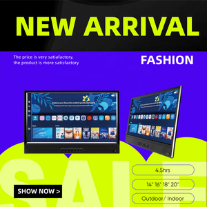 Pantalla LED Inteligente Portátil para Exteriores, Android HD FHD, Recargable de 12V, 14, 15.6, 16, 17.3, 18, 20 Pulgadas, Venta al Por Mayor - Product Image 3