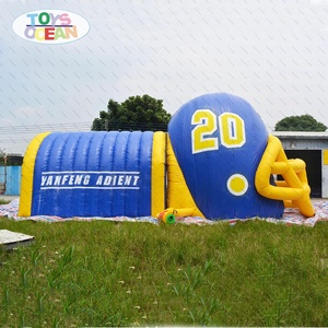 Ingresso gonfiabile delle tende del Tunnel del casco di calcio della testa del leone per l'evento di Sport - Product Image 2