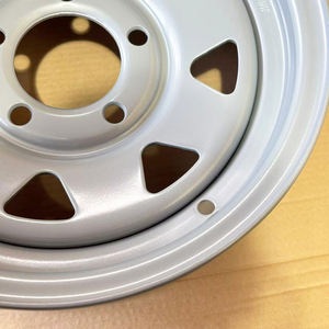 Nouvelles pièces de <span class=keywords><strong>remorque</strong></span> en acier, jantes argentées 13*4.5J 114.3mm PCD pour <span class=keywords><strong>bateau</strong></span>/moto/véhicules agricoles, voitures de tourisme, remplacement - Product Image 6