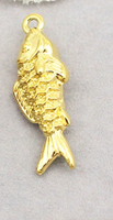 Pendentif en acier inoxydable goutte à goutte Koi carpe poisson tropical tortue breloque pour la fabrication de bijoux à bricoler soi-même