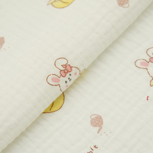 Serviette <span class=keywords><strong>de</strong></span> bain en <span class=keywords><strong>gaze</strong></span> <span class=keywords><strong>de</strong></span> <span class=keywords><strong>coton</strong></span> biologique respirante à deux couches 100% pour enfants prête Greige personnalisée pour robes <span class=keywords><strong>de</strong></span> filles chemises <span class=keywords><strong>de</strong></span> garçons tissées - Product Image 2