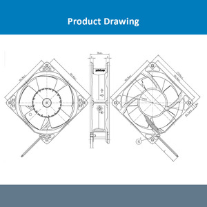 Ventilador Axial de Refrigeración ebm-papst 4114NH4 119x119x38mm 24V DC para Equipos Industriales y Servidores - Product Image 4