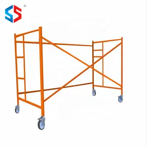SS Galvanized durable steel pipe plettac formwork frame type scaffolding