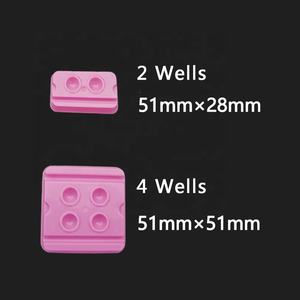 2/4 колодцы белые розовые стоматологические миски пластиковые мини-лотки одноразовые стоматологические смесительные колодцы для смешивания материалов - Product Image 5