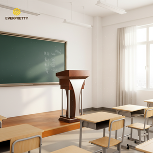 <span class=keywords><strong>Atril</strong></span> de Madera Moderno para Escuelas, Iglesias y Salones - Podio Comercial Ecológico y Duradero con 5 Años de Garantía - Product Image 2