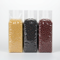 Sacs sous vide ECO transparents, adaptés au congélateur, pour l'emballage des haricots rouges, logo personnalisé, vente en gros