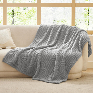 Factory Custom Winter Sherpa Throw Blanket Knitted Skin-Friendly Couch <b>Double</b> Bed Fleece Women Extra Warm <b>Small</b> Wholesale - Product Image 6