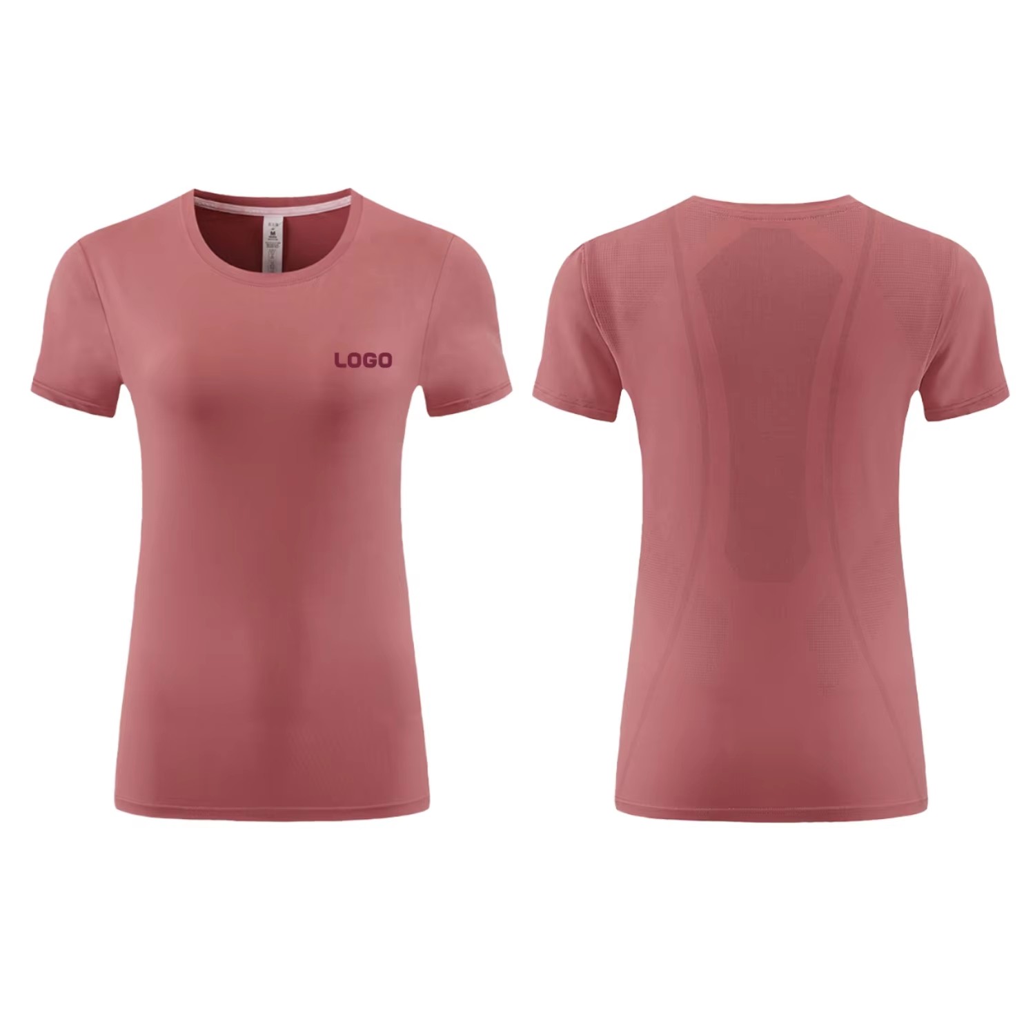 High Quality Summer Quick Dry Spandex/Polyester Short Sleeve Fitness Gym Yoga Sports Running T-shirt Custom Logo Slim Fit for