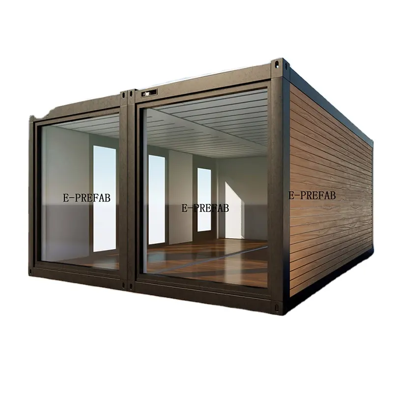 Düşük maliyetli modüler prefabrik taşınabilir katlanabilir evler 20ft/40ft ofis katlanır konteyner ev