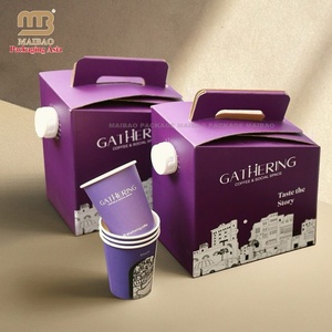 Bolsa de bebida de café caliente frío personalizada en caja 3l caja de 3 litros para llevar caja de contenedor de Café de 96oz para viaje/cafetería - Product Image 2