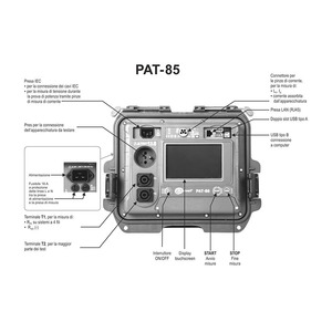 เครื่องทดสอบความปลอดภัย Sonel Pat-85 |   รับประกัน 1 ปี |   เครื่องมือทดสอบความปลอดภัยทางไฟฟ้าแบบกล่อง ผลิตในประเทศโปแลนด์ - Product Image 5
