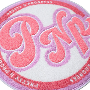 Bulk Order Washable Colorful Iron on Clothing Letterman Style Patch Factory Price Chenille Patch - Product Image 3