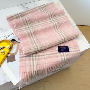 Новинка, длинный плед в Корейском стиле, шарф из полиэстера для женщин, зимний утеплитель шеи с функцией быстрой сушки - Product Image 3